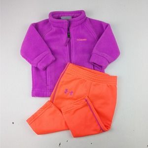 Columbia Fleece & Under Armour Athletic Pants Combo